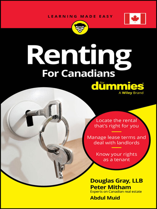 Cover image for Renting For Canadians For Dummies